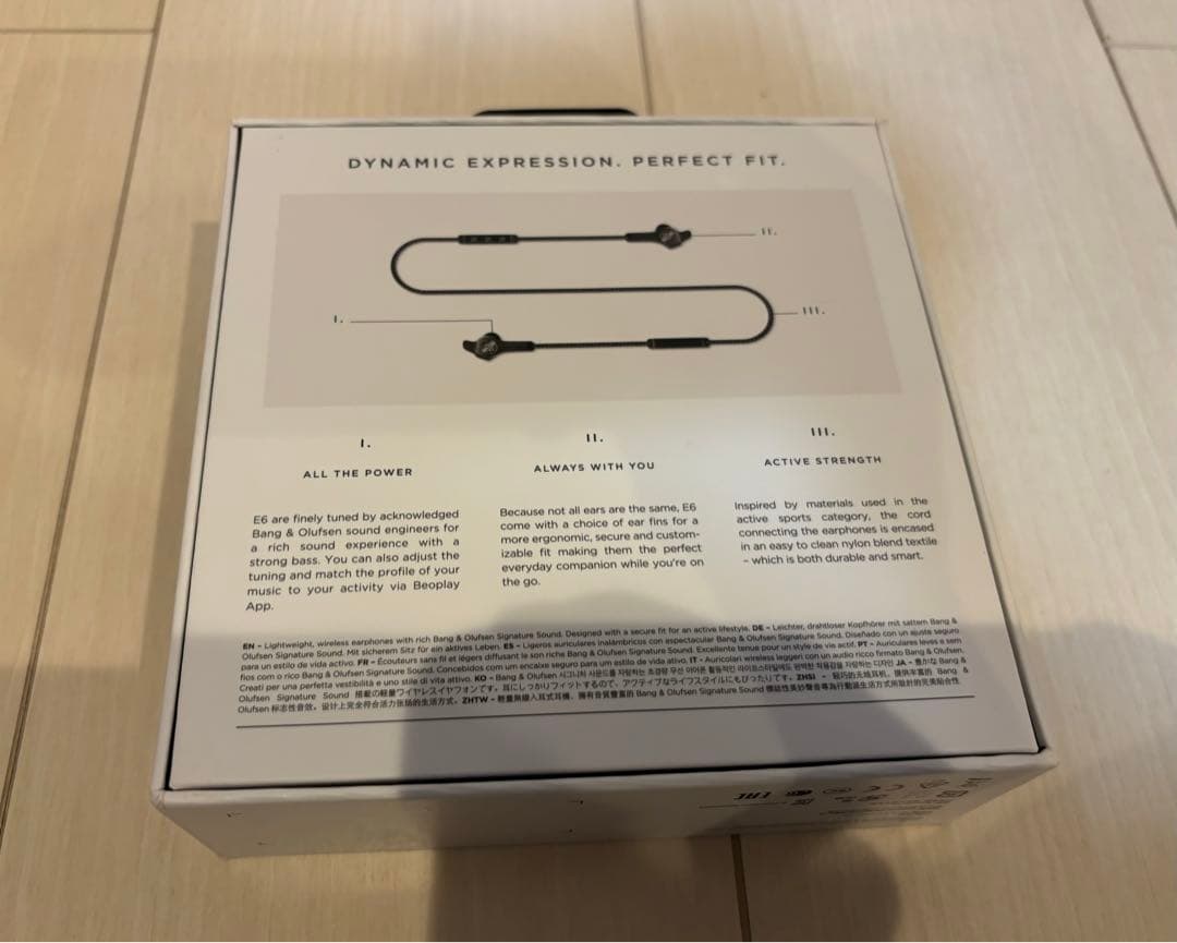 【3時間限定セール！美品】BANG & OLUFSEN E6 ブラック