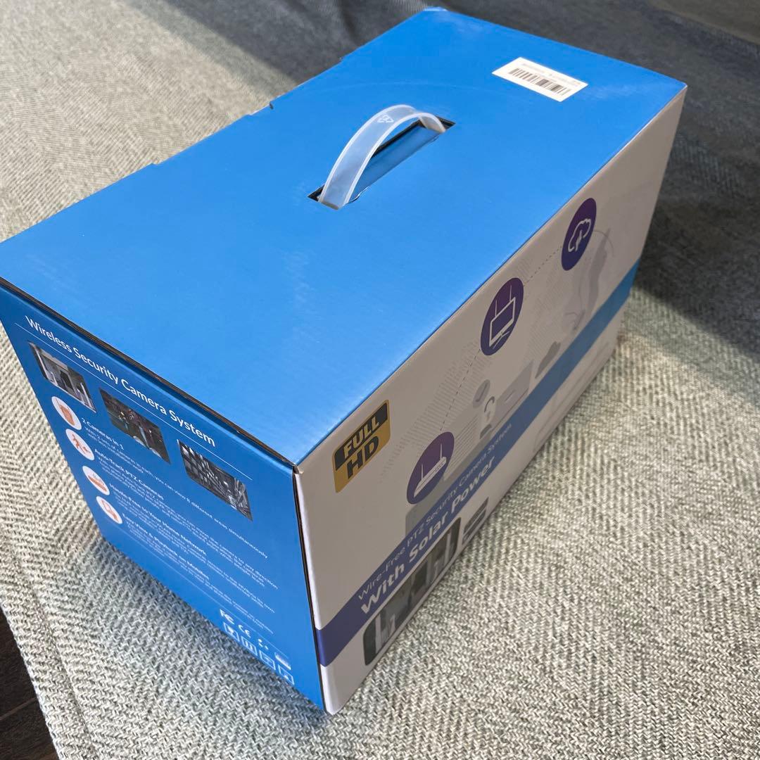 VORGUT 防犯カメラ 屋外 ソーラー 2台セット　モニター付400万画素