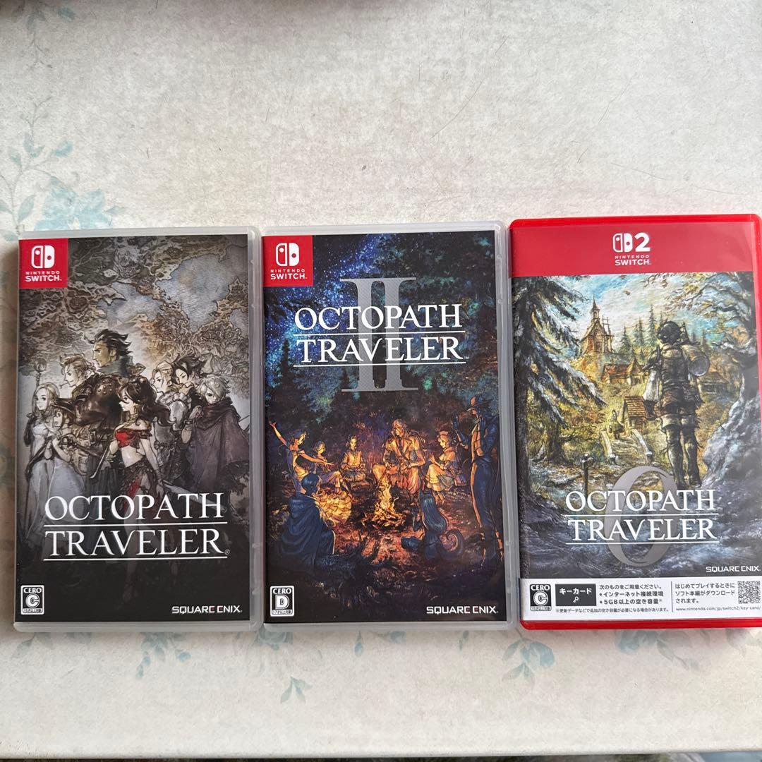 オクトパストラベラーシリーズ 3本セット