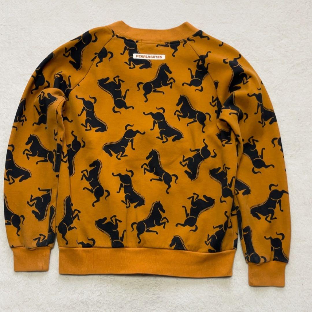 美品 パーリーゲイツ　セットアップ　 馬　ホース　柄　フレアスカート　ジャケット