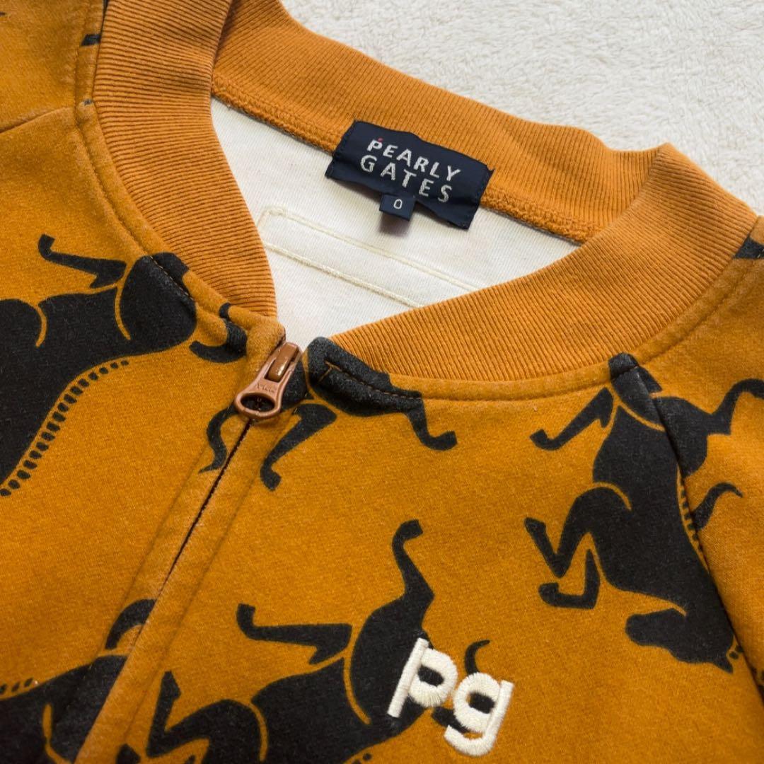 美品 パーリーゲイツ　セットアップ　 馬　ホース　柄　フレアスカート　ジャケット