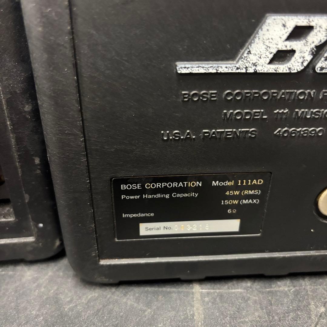 973　BOSE　ボーズ　スピーカー　セット　111AD　連番　送料無料