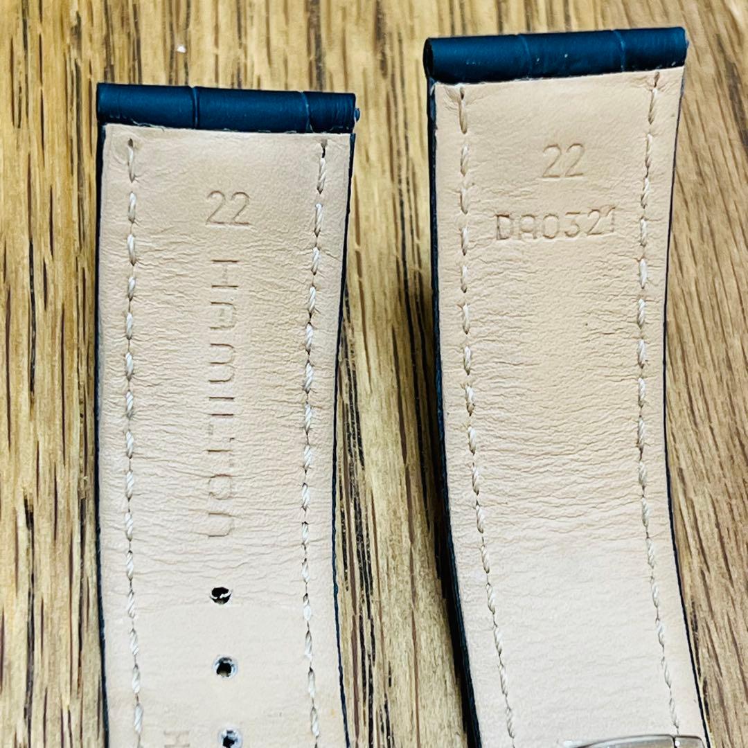 ハミルトンジャズマスターベルト　ブルー22mm