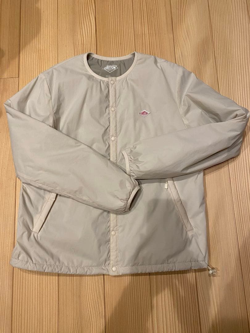 r*i様 ダントン　インサレーションジャケット　M オイスター　保存袋あり