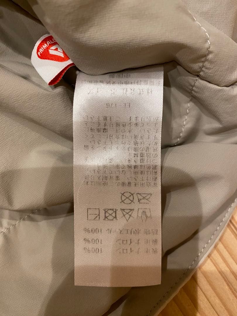 r*i様 ダントン　インサレーションジャケット　M オイスター　保存袋あり