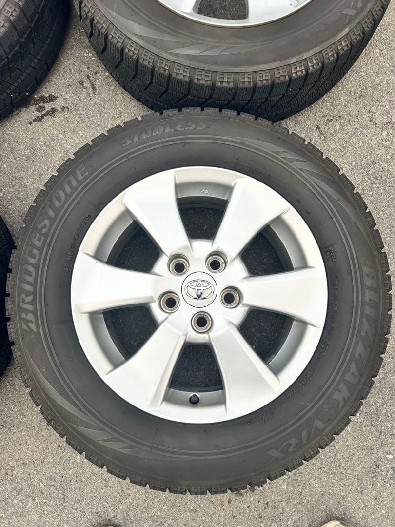 ブリヂストン VRX スタッドレスタイヤ 16インチ タイヤ・ホイールセット