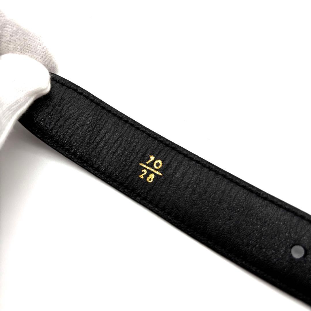 【正規品・美品】グッチ ベルト GG インターロッキング ゴールド レディース