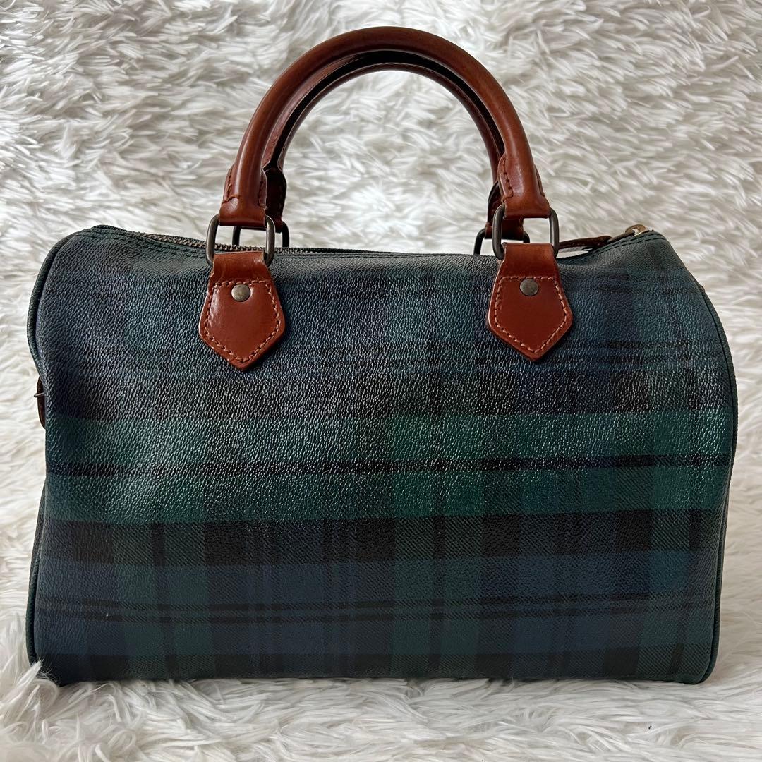 美品✨ ラルフローレン ボストンバッグ ミニ チェック柄