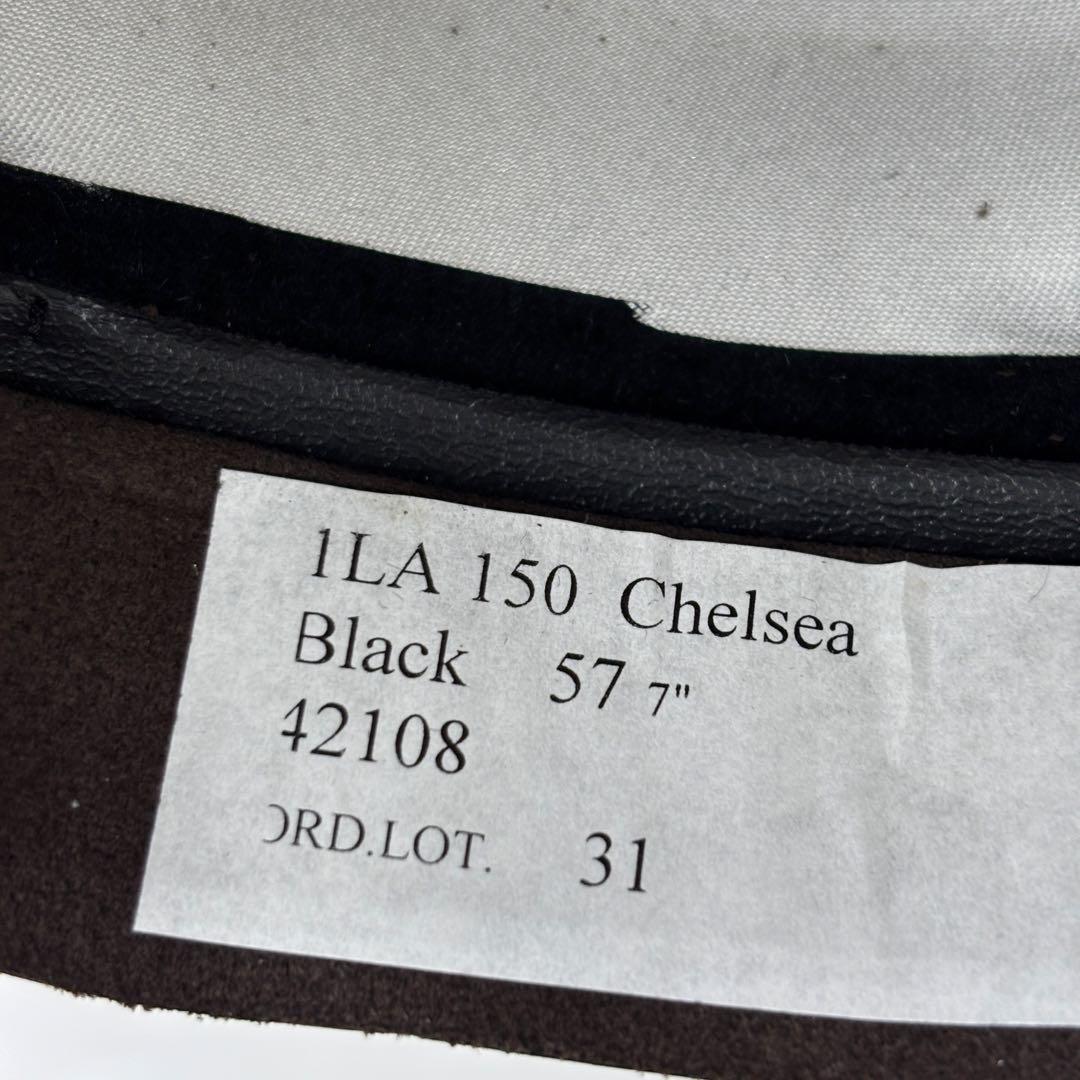 Lock & Co. Hatters チェルシー 57 M 黒 英国製 美品