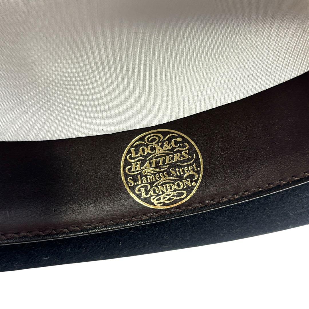 Lock & Co. Hatters チェルシー 57 M 黒 英国製 美品