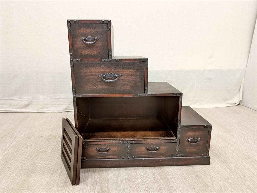 民芸家具　階段箪笥　時代箪笥　収納箪笥　小物箪笥　タンス　たんす　和箪笥　民藝