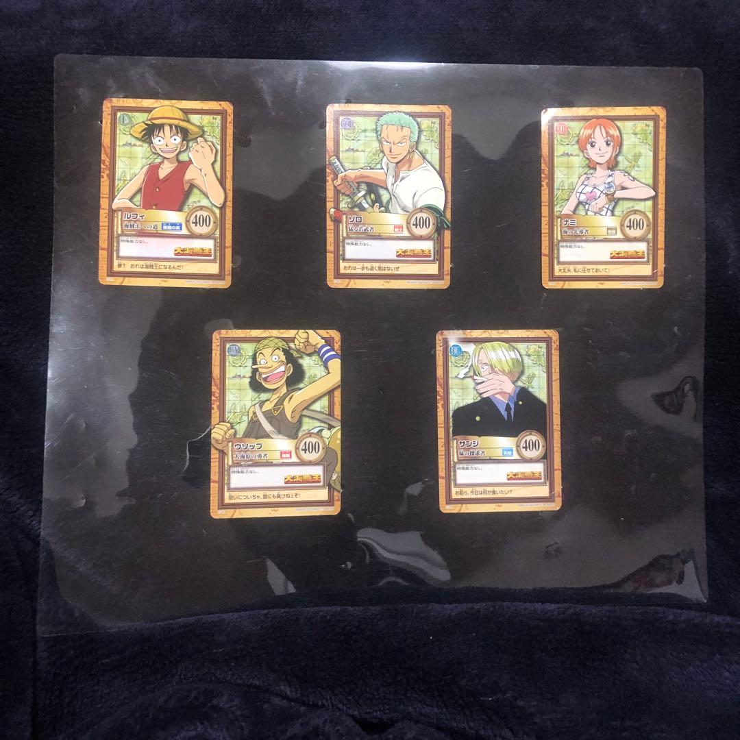 【希少】　旧ワンピース　カードダス プロモ　B1 B2 B3 B4 B5