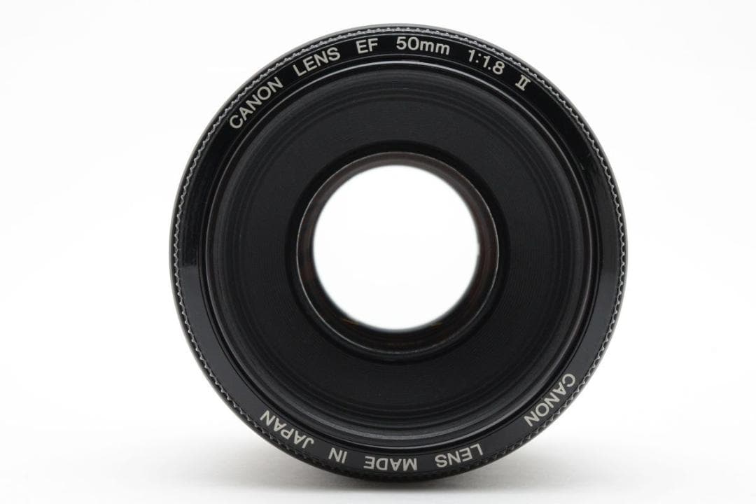 美品　Canon　EF 50mm F1.8 II　フィルター付き 単焦点レンズ