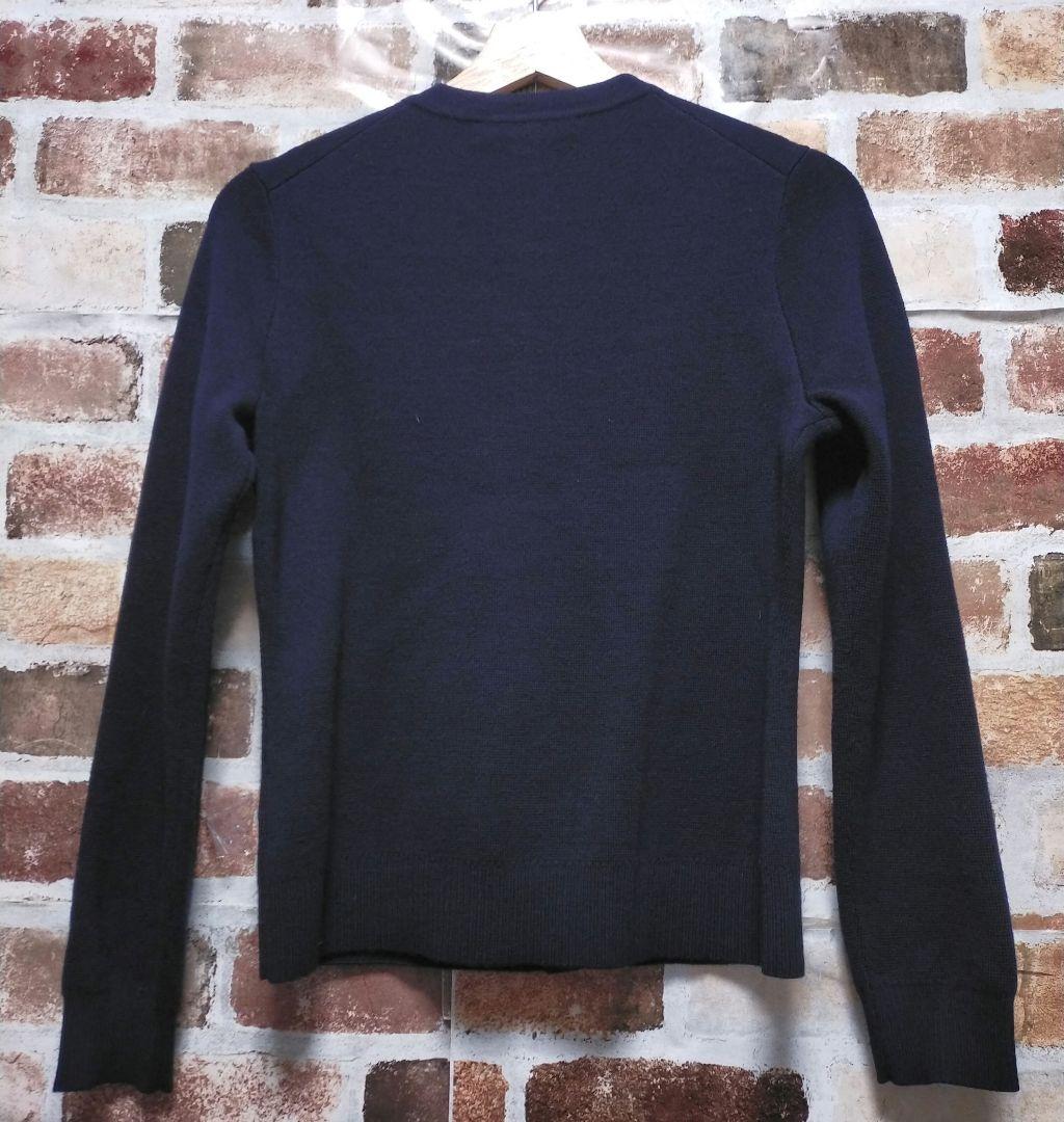 Brooks Brothers 金ボタン ミラノリブ ノーカラー カーディガン