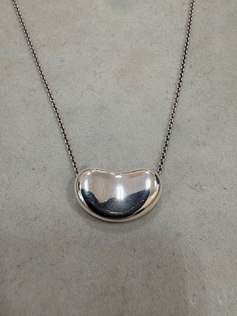 Tiffany ティファニー ラージ ビーンズ ロングネックレス 25mm