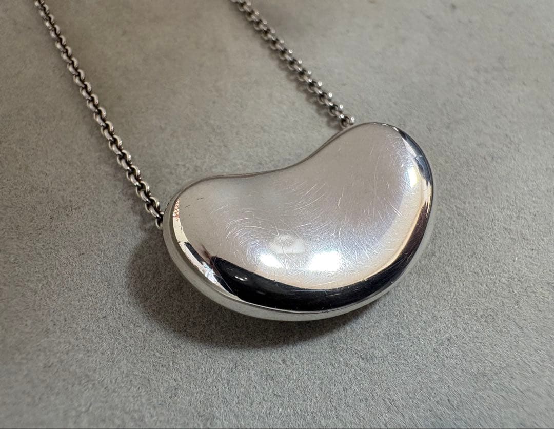 Tiffany ティファニー ラージ ビーンズ ロングネックレス 25mm