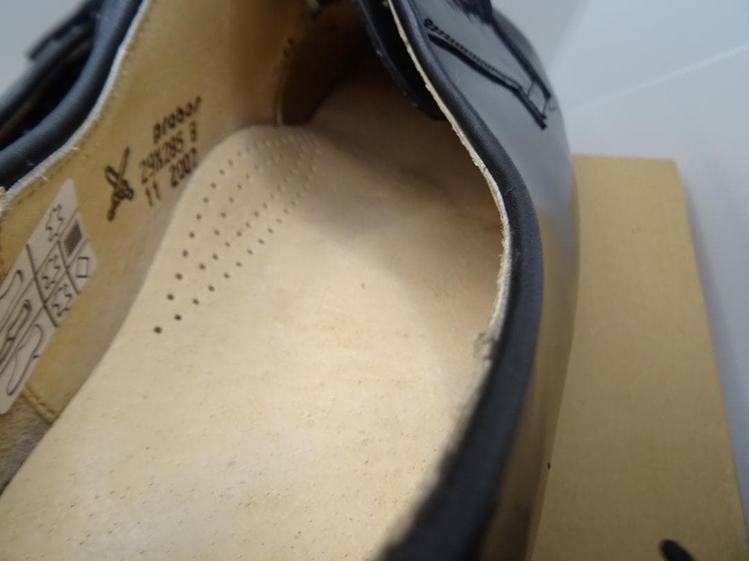 や*ち様 新品チェコ軍オフィサーサービスシューズポストマンシューズ28.5cm黒