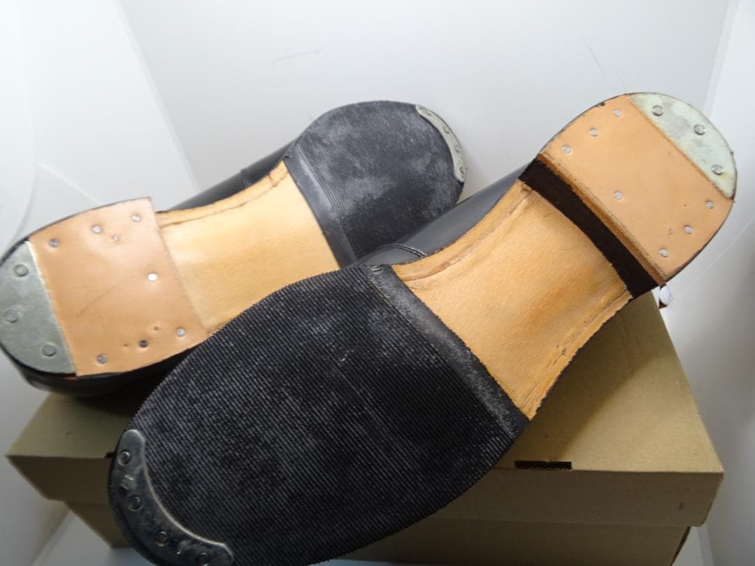 や*ち様 新品チェコ軍オフィサーサービスシューズポストマンシューズ28.5cm黒