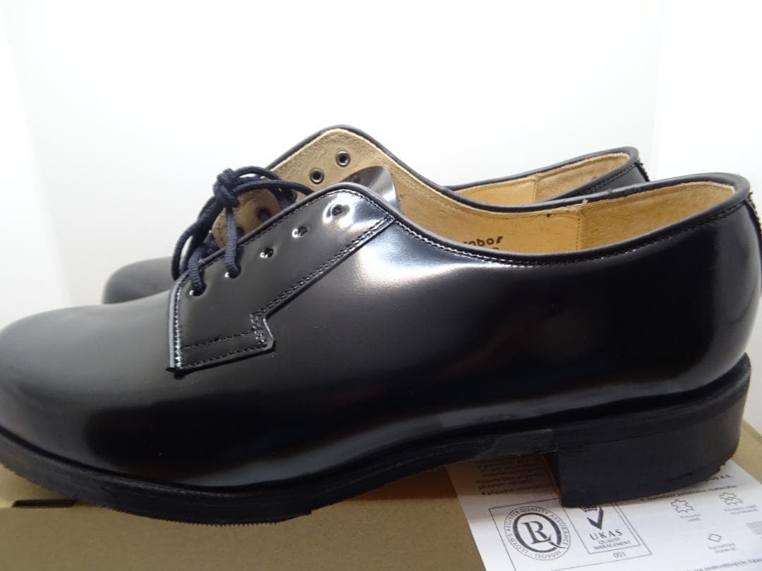 や*ち様 新品チェコ軍オフィサーサービスシューズポストマンシューズ28.5cm黒