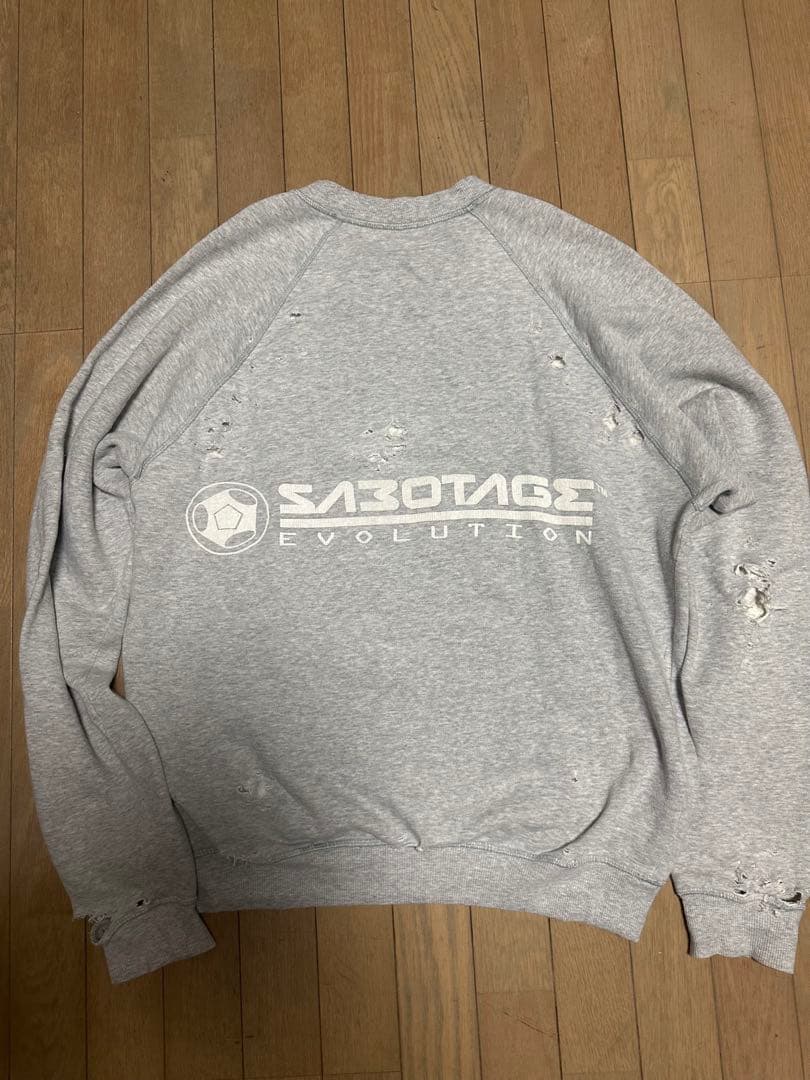 SABOTAGE ショットガン　スエット　初期物　イタリア製   90s