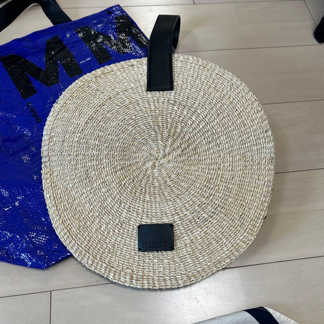バッグ OMMO CIRCLE STRAW BAG