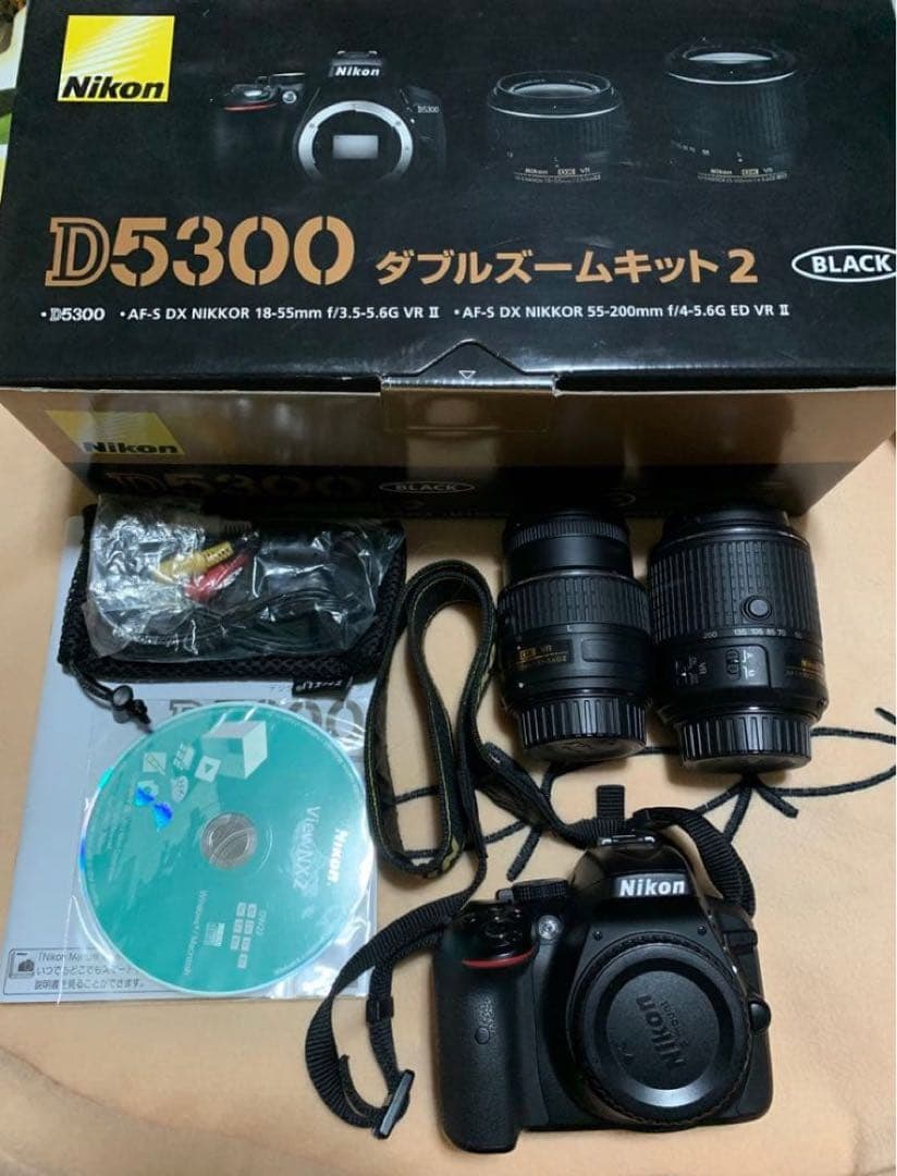 m*o様 美品✨️Nikon D5300 ダブルズームキット2 ニコン 一眼レフ