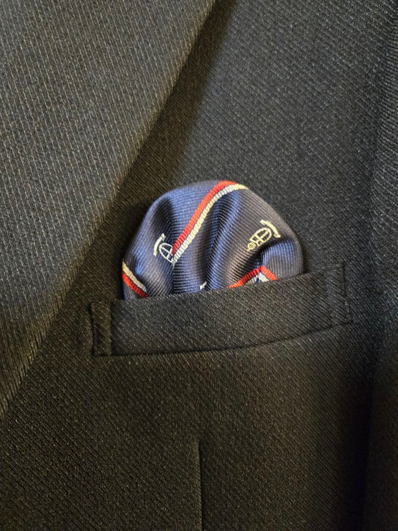 【卒業式160cm】【1度短時間着用美品】ネイビー スーツ6点セット