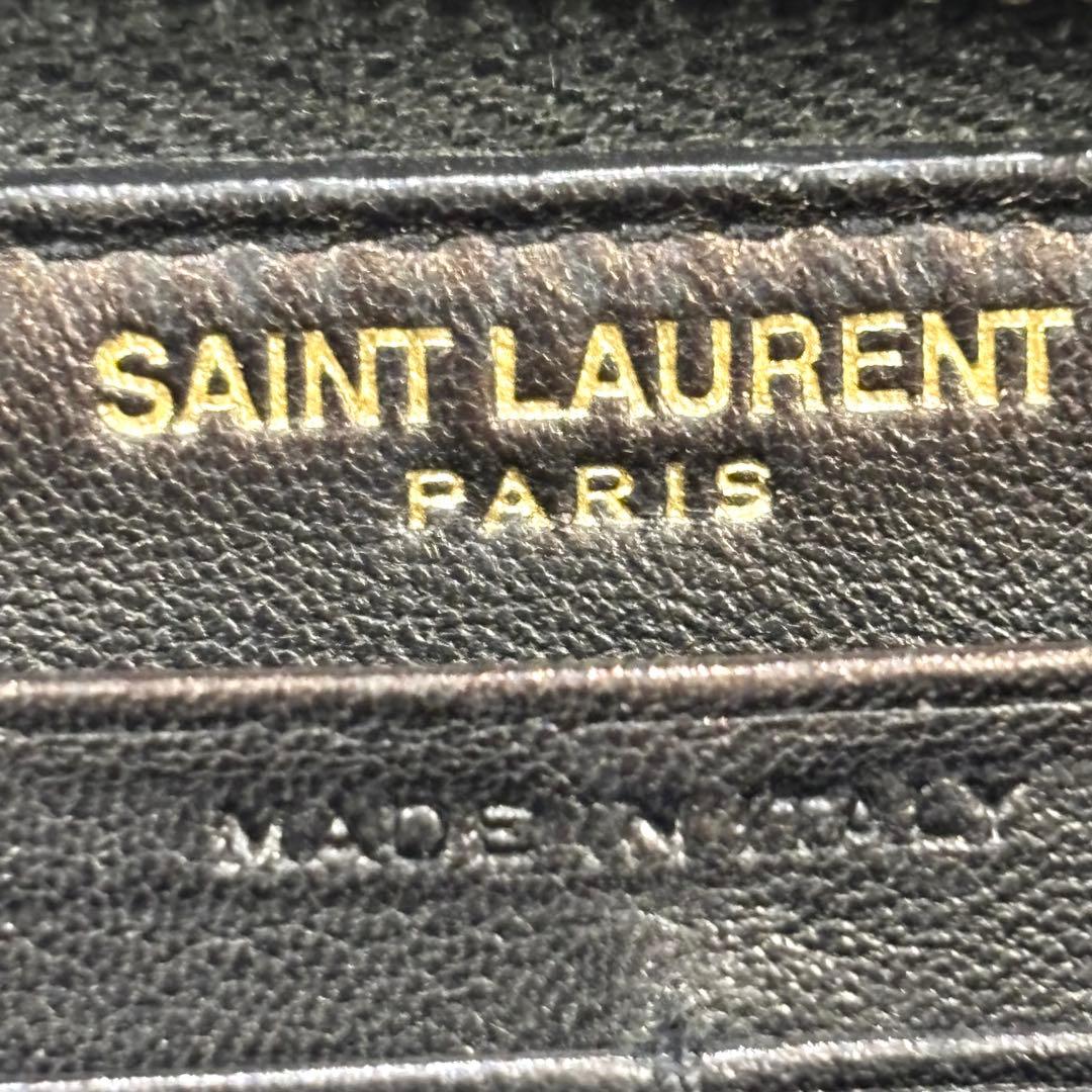 極希少　イヴサンローラン　リップ柄　長財布　限定モデル　ラウンドファスナー　黒