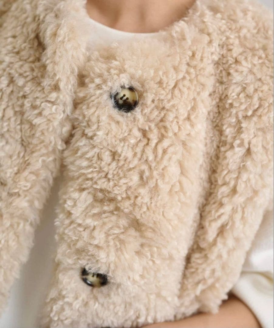 FRAMeWORK フェイクファーベスト