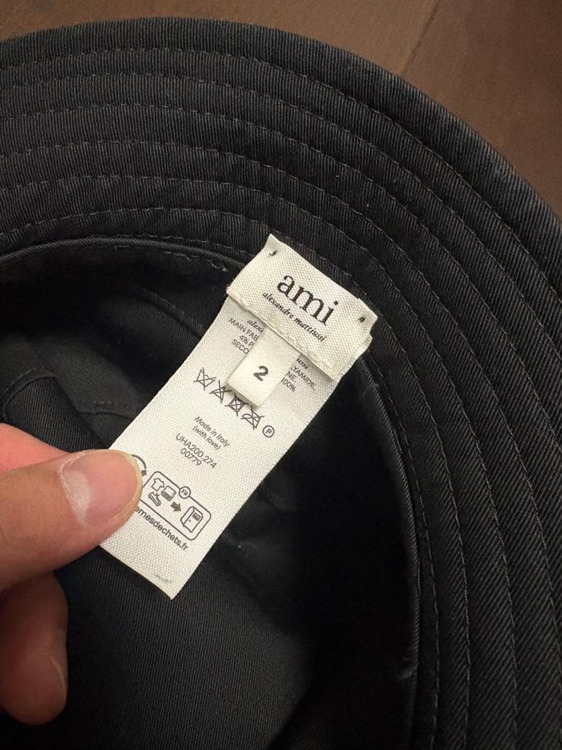 ☆ウリマス☆ ami parisブラック バケットハット サイズ2