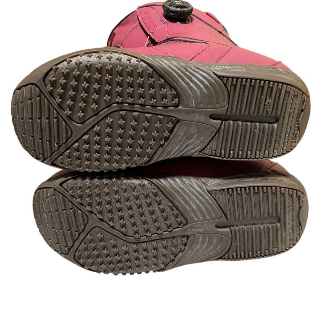 【美品】スノーボードブーツ　レディース　HERA ダブルBOA ライド RIDE