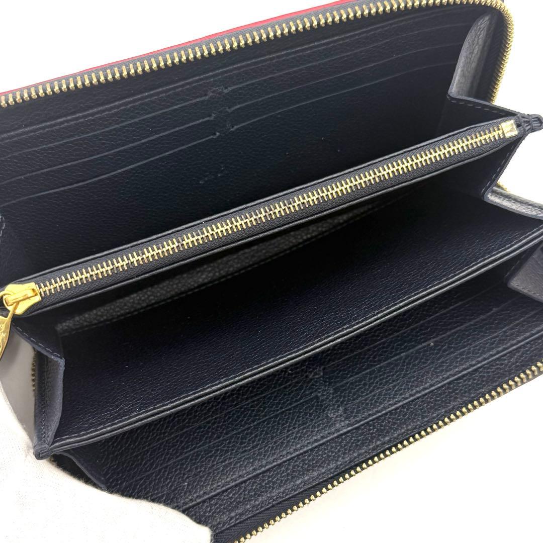 【極上美品】ルイヴィトン アンプラント マリーヌルージュジッピーウォレット