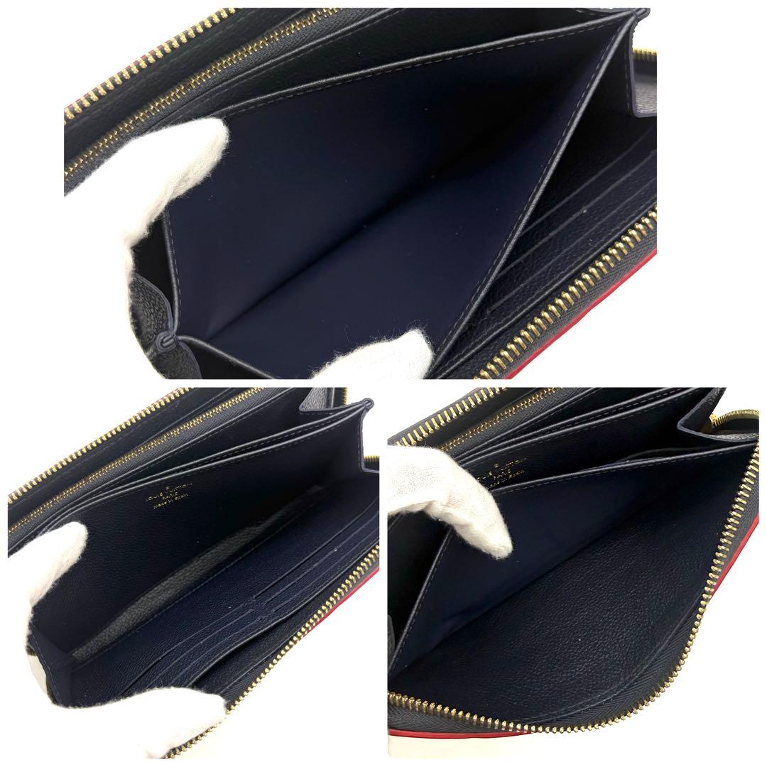 【極上美品】ルイヴィトン アンプラント マリーヌルージュジッピーウォレット