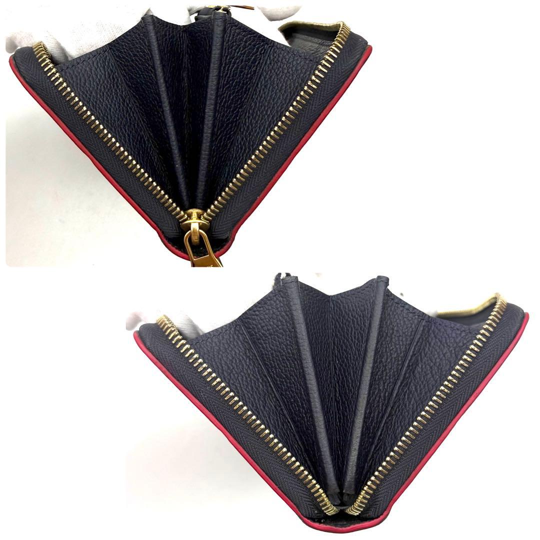 【極上美品】ルイヴィトン アンプラント マリーヌルージュジッピーウォレット