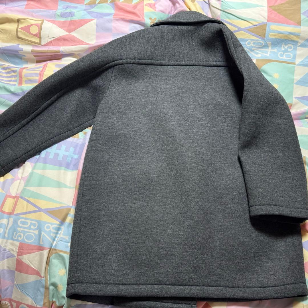 ADAM ET ROPE ウールジャージボンディングPコート