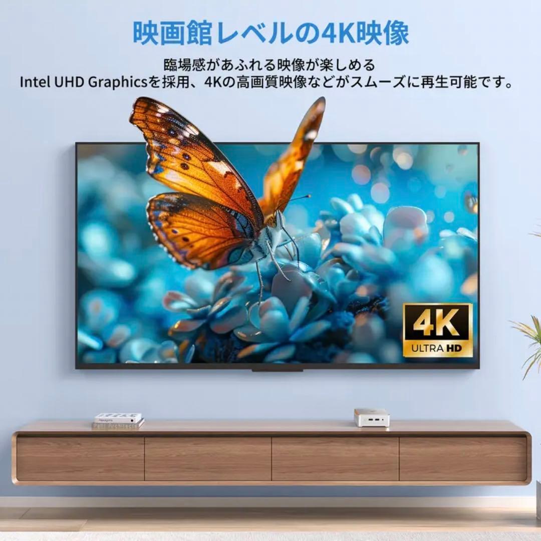 NiPoGi ミニpc 第12世代 N150 16GB+512GB SSD