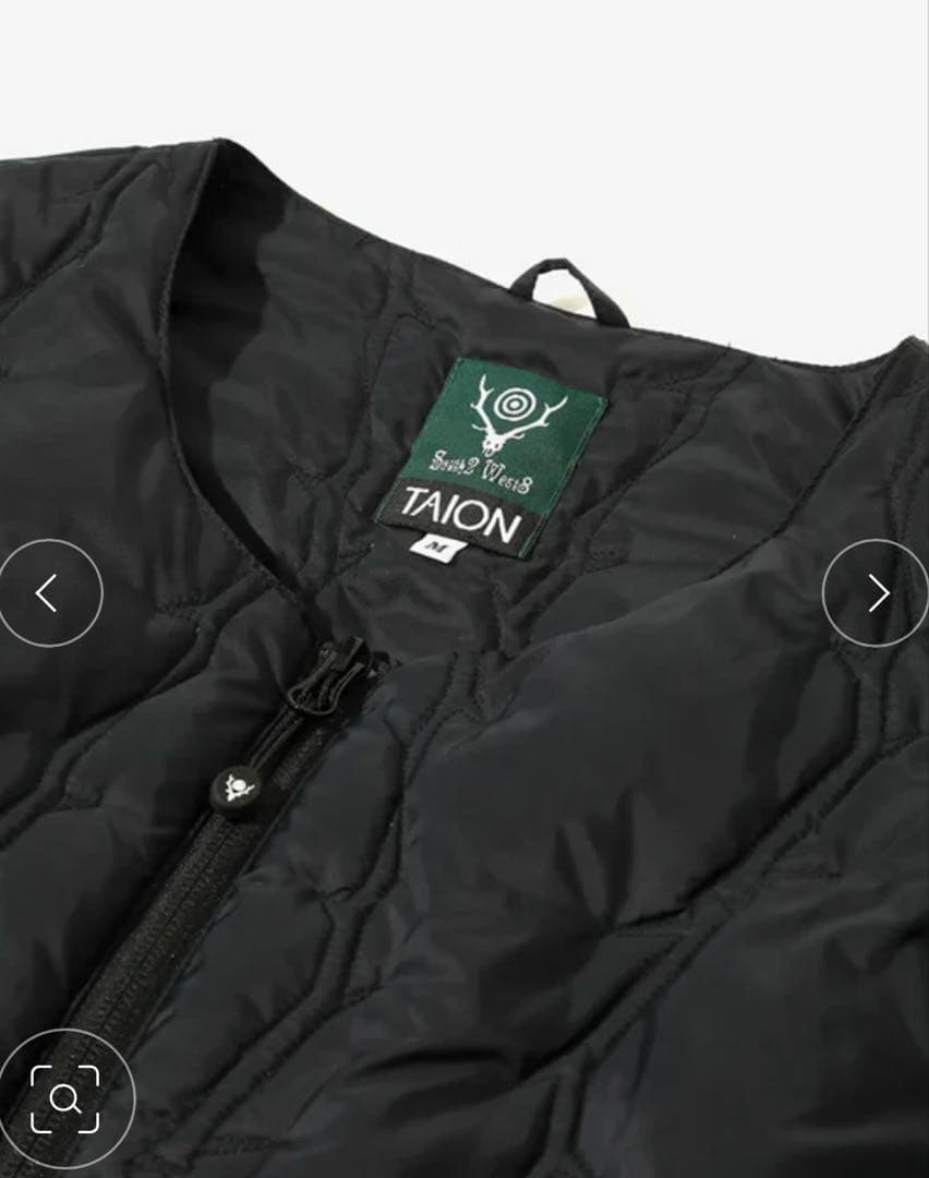 8*3様 【新品】Taion x South2 West8 ジップダウンジャケッ