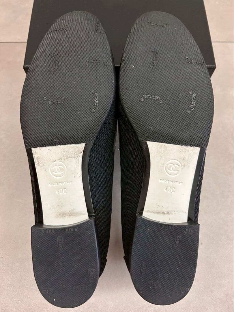 専用　CHANEL ゴールド ブラック ローファー