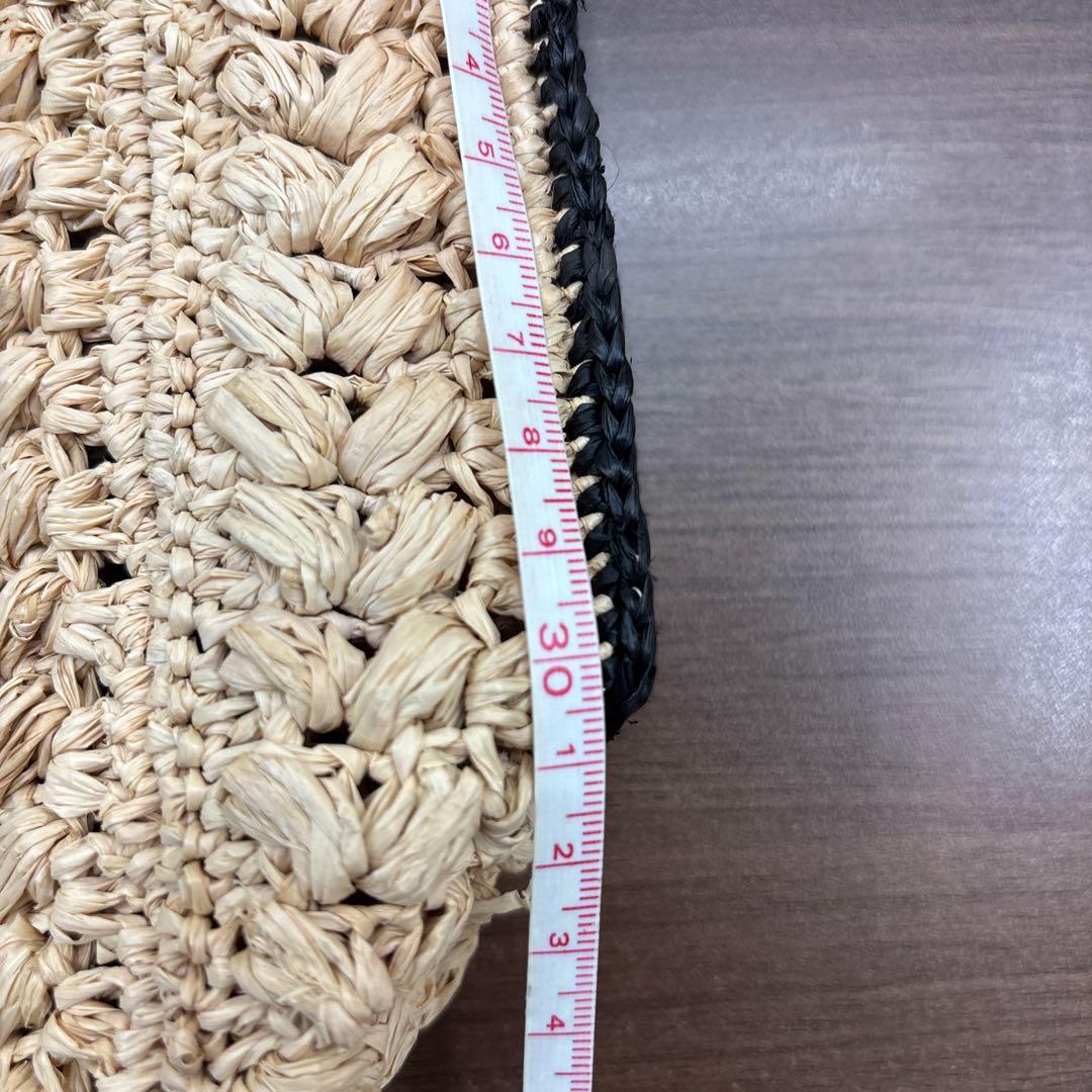 MAISON N.H PARIS バイカラー スクエア ハンドバッグ