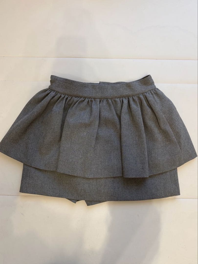 the toe Brixton track skirt グレー　M