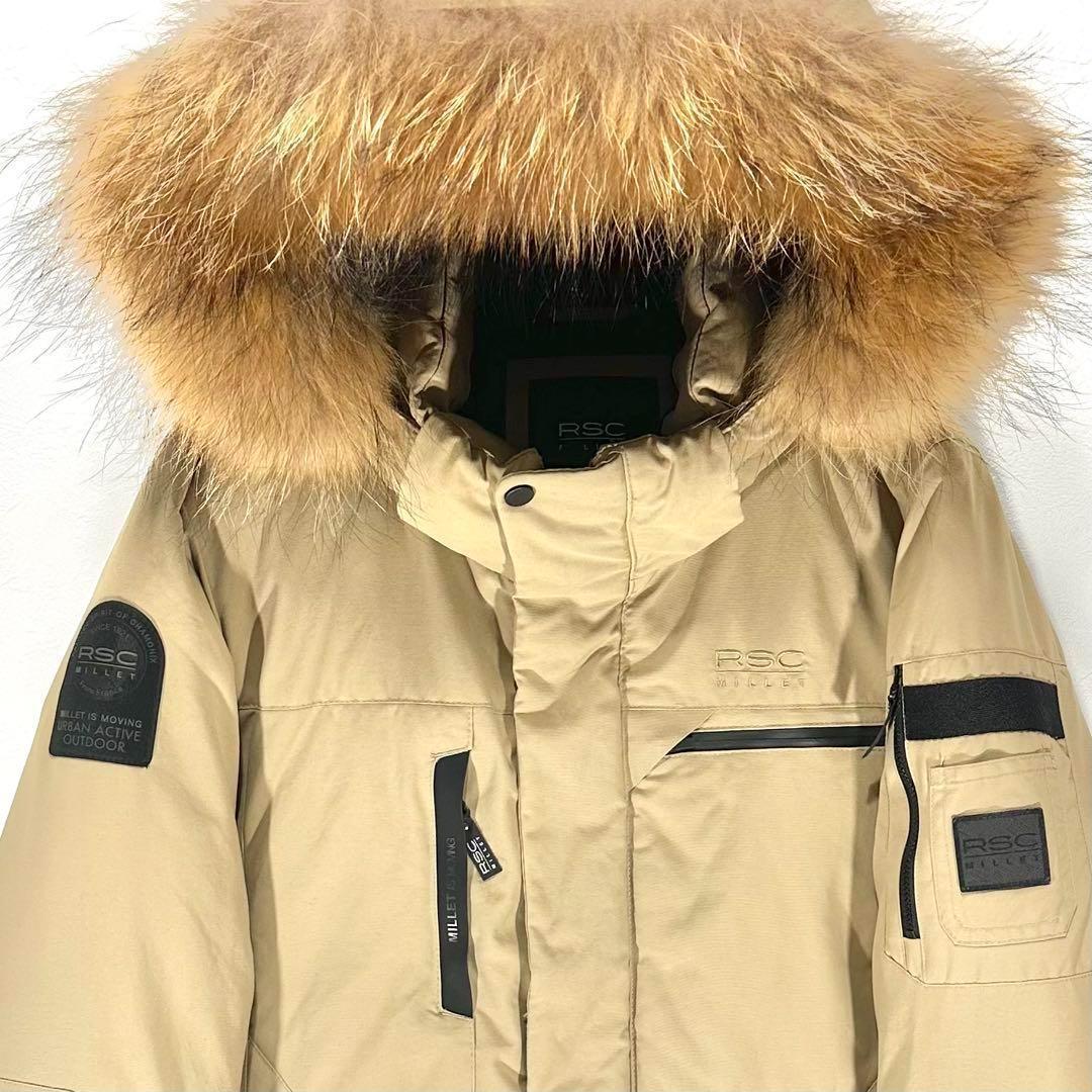 【極美品】MILLET ミレー ダウンジャケット　ファー付フード　日本未発売