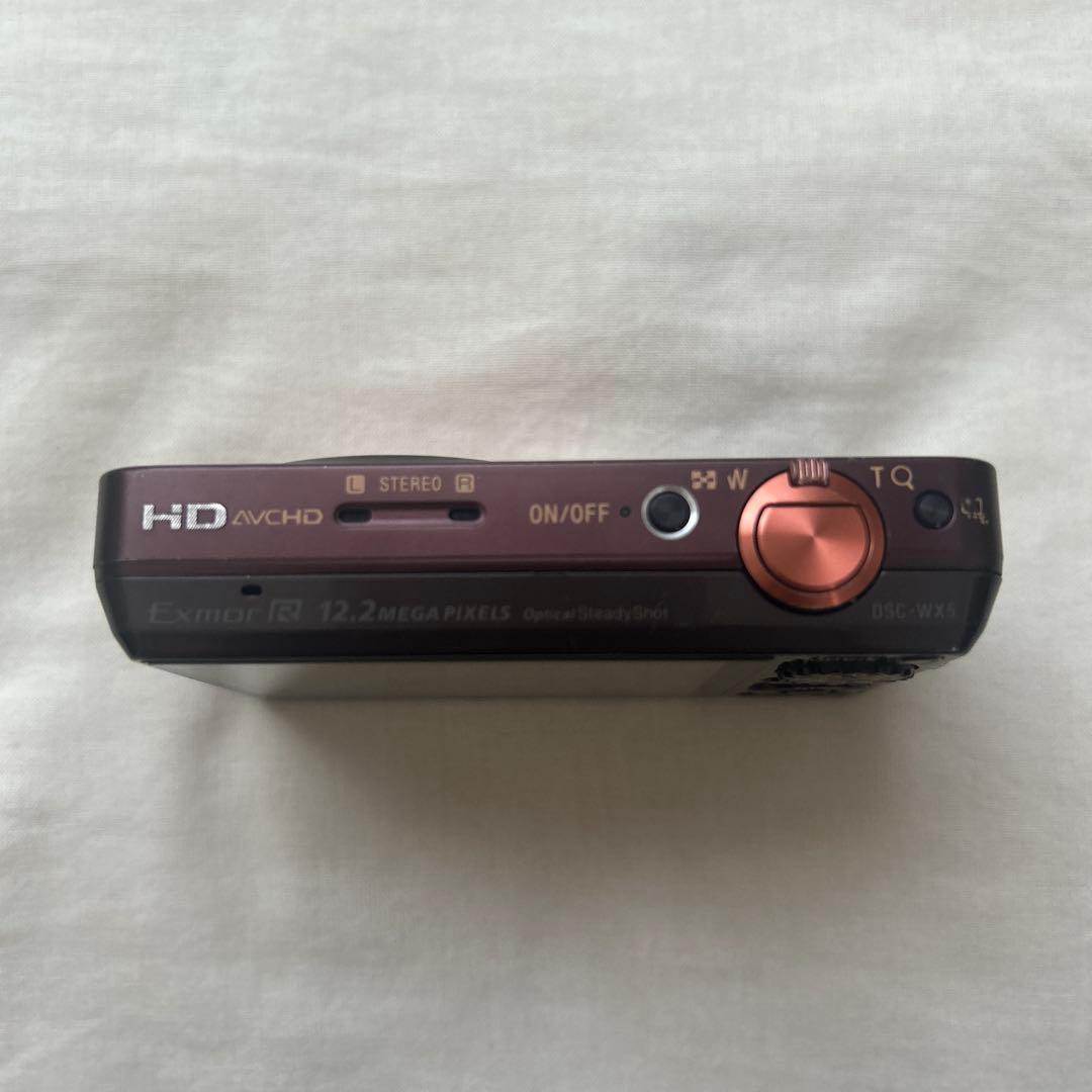 SONY Cyber−Shot WX DSC-WX5 デジカメ　ブラウン