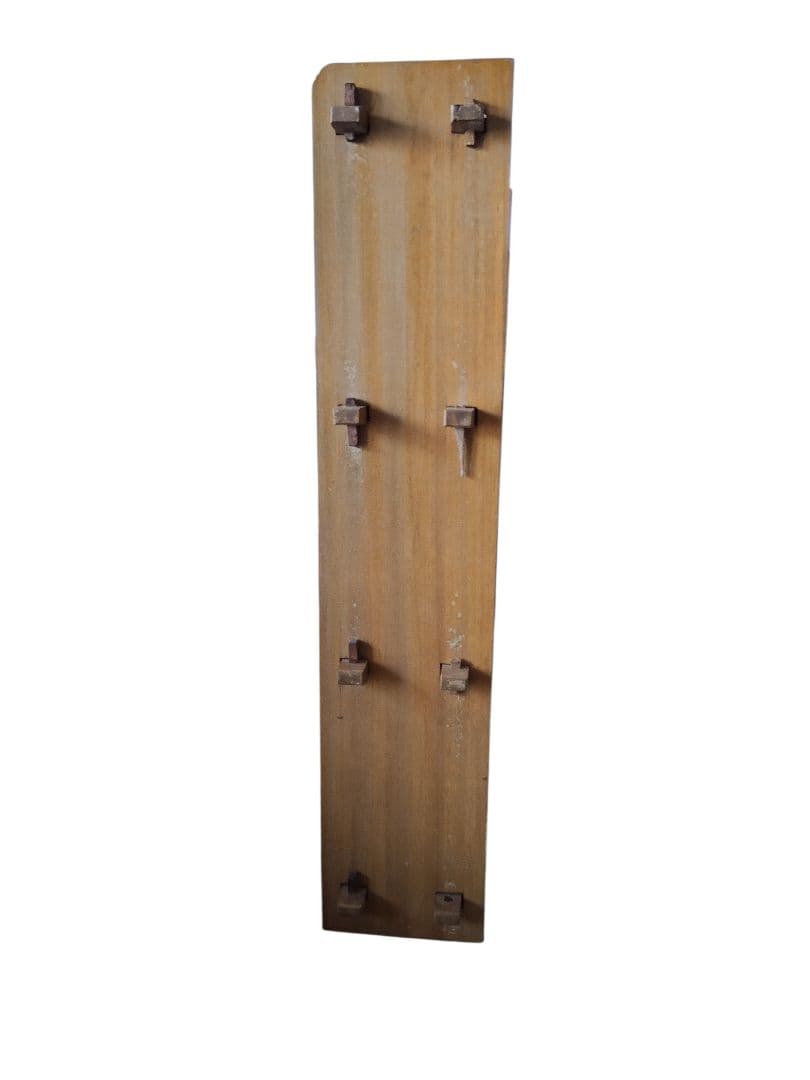 【昭和レトロ アンティーク】木杭 ブックシェルフ 本棚 4段