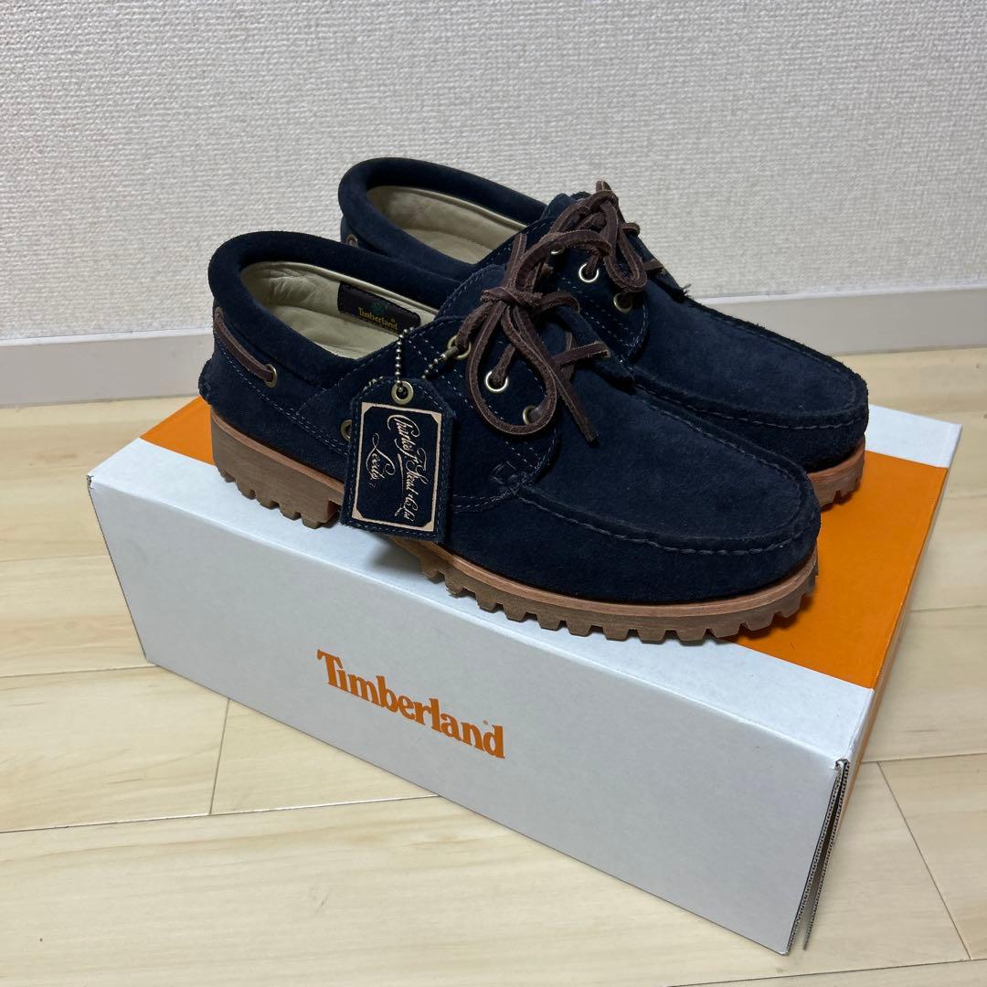 Timberland ネイビー 3eye スエード