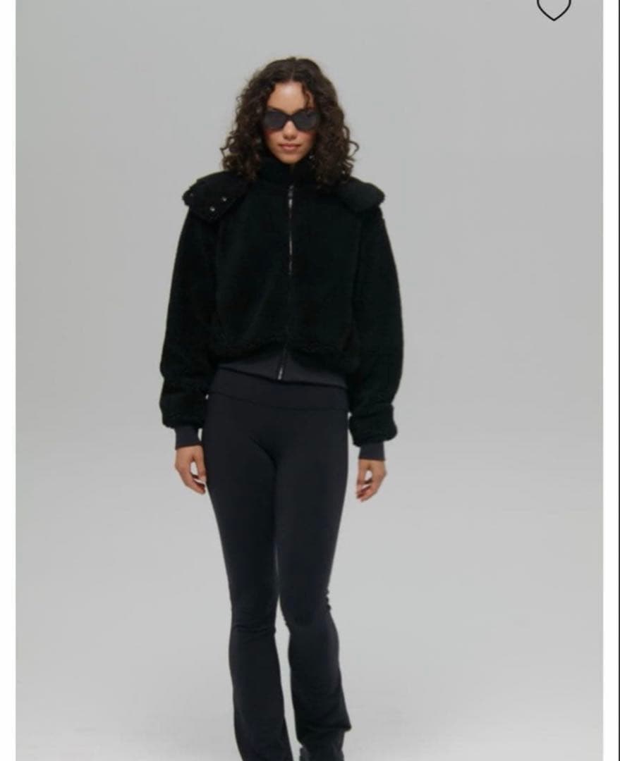 ジャケット・アウター Alo Yoga Foxy Sherpa Jacket - Black xs