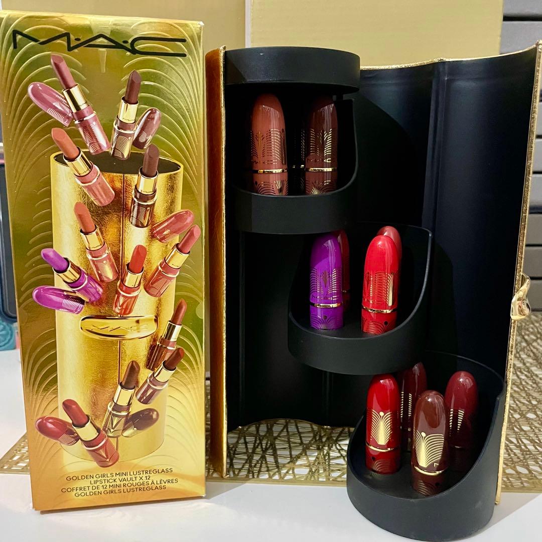 MAC マック　2024 ホリデー限定　ミニリップ12本セットとケース