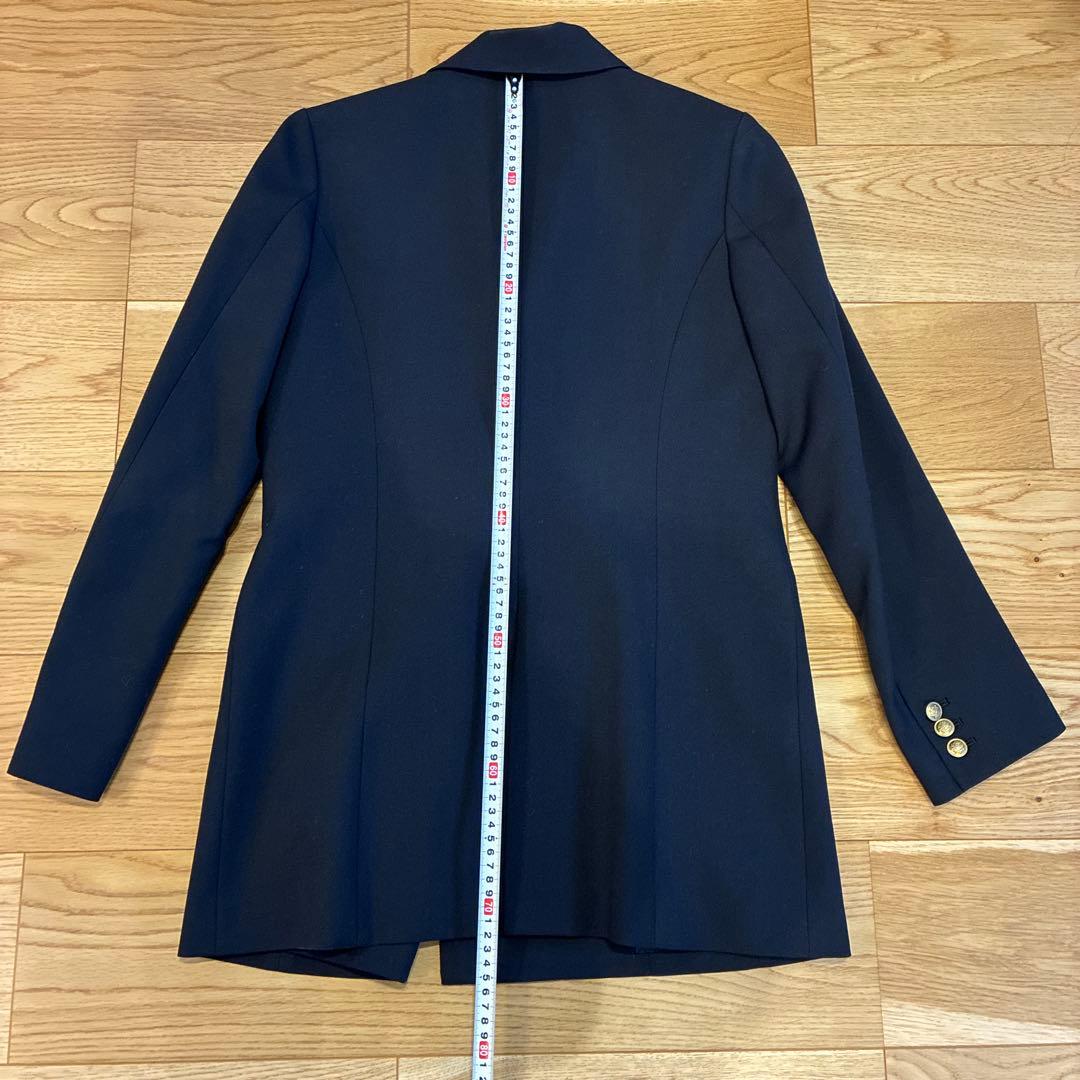 GALLARDAGALANTE ピークドラペルジャケット ネイビー
