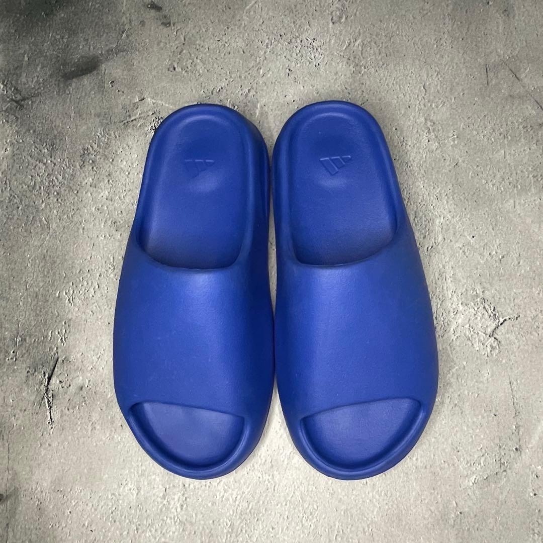 29.5 極美品【 adidas 】Yeezy Slide \"Azure\"