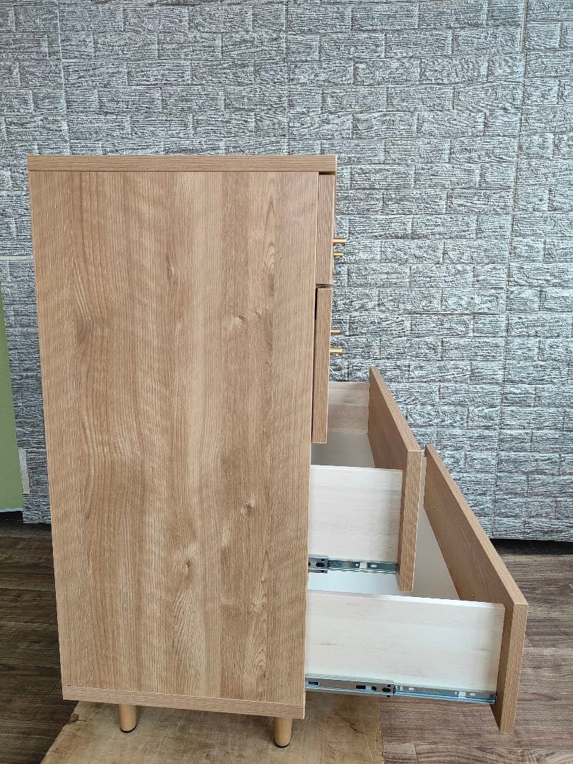 LOWYA ロウヤ ハイチェスト 整理棚 リビング収納