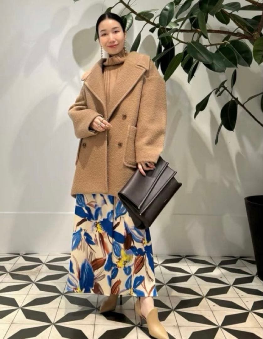 トゥモローランド　マカフィー　ブークレーボンディング ダブルブレストコート